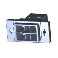 AMP Connectors - TE Connectivity 2-179555-3 ປລັກຮາງການ 6 POS HOUSING TAB KEY YY