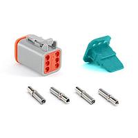 Amphenol SINE Systems AT06-6S-KIT01 6-Way AT 6S KIT WEDGE & CONTACTS