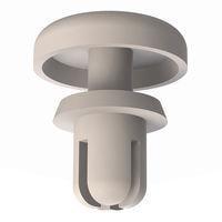Essentra Components 27SR0010W ສແນບ ຣິເວດ Snap Rivet, .123-.127 ຮອນ, .050-.100 ຄະແນນ Panel Thk