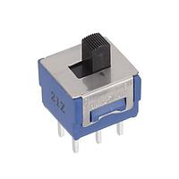 Nidec Components 8SS2012-Z ສະລາຍສະລາຍຍ່ອຍຂະໜາດນ້ອຍ DPDT, ON-ON, ສະລາຍ, ເທີມິນ PC ແບບຕົວໂດຍກົງ, 6A @ 125V AC