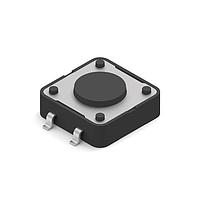 Wurth Elektronik 430172043816 ສະຫນັບສະຫນູນສະຫນັບສະຫນູນ WS-TASV Tact Switch 12x12mm Ver Ty Black