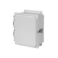 Hammond Manufacturing PJU664TF ກ່ອງຕໍ່ສາຍ Junction Boxes N4X ປະຕູແບບແຂນຫຼັກ Twist Latch ມີ flange - 6 x 6 x 4 - ເສັ້ນໃບເກົາ Fiberglass