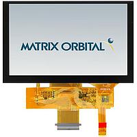 Matrix Orbital MOP-TFT800480-50A-BLM-TPC ມູດູນຈໍ TFT LCD 5.0 ນິ້ວ ຈໍສະແດງ TFT ສະຕັດສະເລີຍ Capacitive Touch