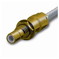 Amphenol RF 142126 ຕົວເຊື່ອມ SMB BULKHEAD CABLE JACK RG174 ທອງ