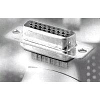 Kycon K86X-ED-15S-KJ30 ຂໍ້ມູນສູງ D-Sub Connectors HD15F VERT FRMD W/BSH J/S 30U F