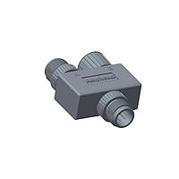 Amphenol LTW SS-080808-MMF-YS001 ຕູ້ຕໍ່ສາຍຮູບວົງກົມ Y-Adapter Circular Metric Connector, Y Adaptor, ເຫຼັກ, A Coding, 2A, 08 ໝຸດກົດ, (ທ້າຍ 1) ຜູ້ຊາຍ ຜູ້ຊາຍ, (ທ້າຍ 2) ຜູ້ຊາຍ ຜູ້ຊາຍ, (ທ້າຍ 3) ຜູ້ຍິງ ຜູ້ຍິງ, ການດັບສະບັບດ້ວຍການສະກັດ, IP68 Mated