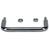 Bud Industries H-9160-B ກວດຈັບກາງຕິດຕັ້ງ 3.5" ຮູບແບບຈັບມື, ຄຣອມ