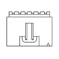 Amphenol Commercial Products G888009061THR ຫົວກັບປົກປ້ອງ G888009061THR-Protect Header 2.54mm Pitch R/A,1x9Pin,MATTE TIN,NY4T,PCB Mount,ສີ-ດຳ