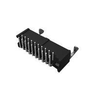 AMP Connectors - TE Connectivity 3-1761607-6 Shrouded IDC LOW PRO HDR 60 PRA LG LAT ສີຟ້າ
