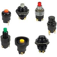 OTTO P7-3B6122 ປຸ່ມສີແດງມາດຕະຖານ Subminiature Standard Sldr 2 Circuit