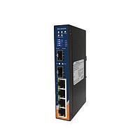 ORing IES-2042PA ອຸປະກອນສະຫນັບສະຫນູນ Ethernet ຈັດການໄດ້ 6-port Lite-managed switch; 4FE + 2 100 SFP socket, slim type