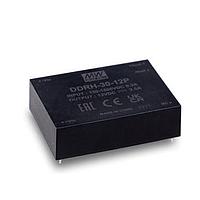 MEAN WELL DDRH-30-12P ອິສເລເທດ 30W 150-1500Vin 12V 2.5A PCB mnt