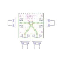 Qorvo CMD183C4-EVB ອຸປະກອນຜະລິດສະພາບ RF 7.5-13 GHz C,X,Ku Band I/Q Mixer MMIC