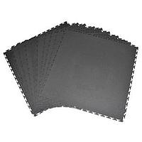 Desco ST101 ແຜ່ນພື້ນ SELECTILE ແຜ່ນພື້ນນຳໄຟ, ລົງຮູບ, ສີດຳ, ກ່ອງ/10