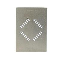 Chip Quik IPC0160-S ປຸ່ມຊອກເຕີແລະອາແດບເຕີ MQFP-44 ແບບສແຕນເລດສຕີນເລດ Stencil