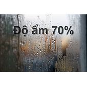 Have you ever heard of 70% humidity?