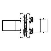 NEUTRIK NBNB75GLP9 ຕ່າງຕໍ່ CBL JCK BNC REAR TWS ທີ່ມີດິນ