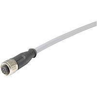 HARTING 21348500882005 ເຄັບເຕີເນັດ / ເຄັບເຄືອຂ່າຍ M12-A 8PIN FML STRT SINGLE END 0.5M PVC