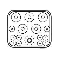 ITT Cannon RPRM16-02SNAS ຫົວຂໍ້ EN4165-Style Conn RPRM16-02SNAS