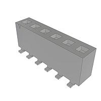 Samtec FHP-06-02-T-S-A ພາວເລີ້ມໃຫ້ກັບບອດ .156" ພາວເອຍ ໂຊເກດສະຕຣິບ