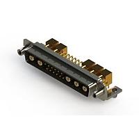 EDAC 629-17W5240-7N5 ຕູ້ຕິດຕໍ່ D-Sub ປະສົມມຸມຂວາ ຕູ້ຕິດຕໍ່ພະລັງງານ Combo D-Sub