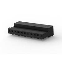 AMP Connectors - TE Connectivity 4-643498-1 ການປະກອບ Receptacle 11P MTA100 CONN ASSY BLK LF