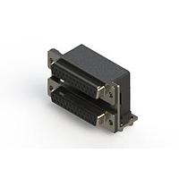 EDAC 662-025-364-047 ຕູ້ສະຫນອງ Dual Port D-Sub ມຸມຂວາ ຕູ້ສະຫນອງ Dual Port D-Sub
