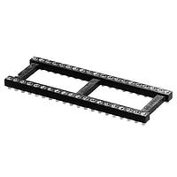 Aries Electronics 24-3518-00 ປຸ່ມຕິດຕັ້ງ IC ແລະ ອົງປະກອນ ປຸ່ມຕິດຕັ້ງພື້ນ 24 ຂາຍ