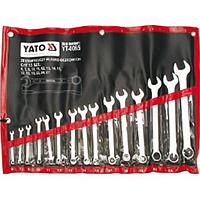 Yato YT-0065 Combination spanner set 15pcs 6-27mm