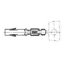 AMP Connectors - TE Connectivity 203802-4 ຕິດຕໍ່ SOCKET CONTACT 24-20