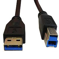 Stewart Connector SC-3ABK003F ສາຍ USB 3.0 Super Speed USB 3.0 ປະເພດ A ຜູ້ຊາຍ / ປະເພດ B ຜູ້ຊາຍ 3 ຟຸດ