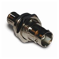 Amphenol RF 112532 ຕົວແປ RF - ໃນຊຸດ BNC JACK PLUG PUSH- ON BULKHEAD ADAPTER