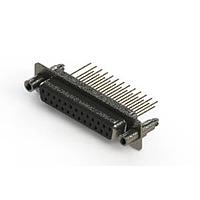 EDAC 628-M25-223-BN6 ຕົວເຊື່ອມ D-Sub - ຕົວເຊື່ອມ D-Sub ປະເພດຄວາມໜາແຮງມາດຕະຖານ ແບບຕັ້ງຕົວຢ່າງຕັດຈັດ