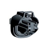 AMP Connectors - TE Connectivity 1544603-1 ການປະກອບຕົວຢ່າງ Housing 1W 8MM NG1 SEALED CLIP ASSY ສີດຳ