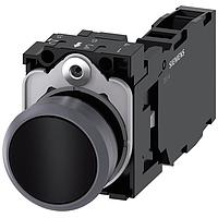 SIEMENS A6X30142373 ສະຫຼຸບສະຫຼຸບມາດຕະຖານ ປຸ່ມກົດ. ສີດຳ