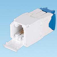Panduit CJD6X88TGWH ຕູ້ເຊື່ອມຕໍ່ Modular / ຕູ້ເຊື່ອມຕໍ່ Ethernet Mini-Com Shuttd Mod Cat 6A UTP
