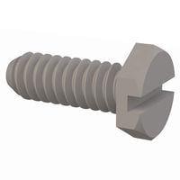 Essentra Components 010440X031 Hex Slotted Hex Slotted Screw, #4-40 Thread, 5/16 Lg