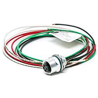 Amphenol SINE Systems P29037-M01 ສາຍພິເສດ RECPT 14AWG 4P F 1/2-14NPT SING KY 1M