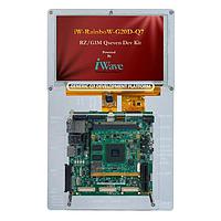 iWave Systems iW-G20D-Q702-3D001G-E008G-LCO ຊຸດພັດທະນາ RZ/G1M (PF) Dual Core Cortex A15 CPU@1.5GHz, 1GB RAM/8GB eMMC Flash Q7 ຊຸດພັດທະນາ (ຮຸ່ນ PCIe & SATA) ມີຈໍສະແດງຜົນຈະກະຕຸມຂະໜາດ 7" ພ້ອມລະບົບປະຕິບັດ Linux OS - ລະດັບການຄ້າ