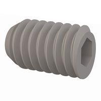 Essentra Components 0131218T050 ສະຕ໌ ສະຄຣູ ສະຄຣູ, ຫົວບໍ່ຊອກເກດ, 5/16-18 ການດັບກະດູກ, 1/2 ຍາວ
