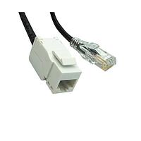 Bel BM-5AJPK001F Cat 5e BEL C5E, RJ45 JK-PL,1FT,BK