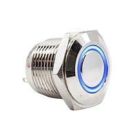 E-Switch PV6F240NN-311 Anti-Vandal ANTI-VANDAL, 2A 48VDC, SPST Off-(On), ຕິດຕັ້ງບ່ອນກະແຈ, ການບົດຮອບດ້ານໜ້າ