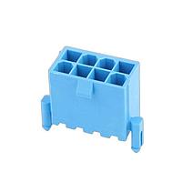 Molex 172447-0608 Headers Mini-Fit Versa Color Hdr, DR, Vrt, w/Peg 8Ckt SN GW ສີຟ້າ