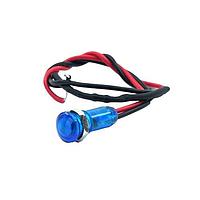 Mallory Sonalert FL1P-8NW-2-B12V ໄຟສະແດງບົດບົດ LED ສີຟ້າ 8MM ແກ້ວ 12VAC/DC