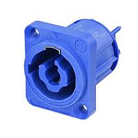 NEUTRIK NAC3MPXXA ປະຕູຮັບສະຫນອງ Receptacle - powerCON ສີຟ້າ / ສີເຫຼືອງ - 60320-1 ຮັບຮອງ - ພະລັງງານໃນ (ສີຟ້າ)
