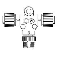 Amphenol LTW SS-080808-MFF-TS001 ຕົວເຊື່ອມຕໍ່ມິດຕຣິກຮູບວົງ ACC, SEN, A Code, T ADA W/O CB