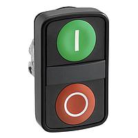 SCHNEIDER ZB4BL73417 ປຸ່ມກົດສະຫນອງ BLK BEZEL FLSH 2BTTN PILOT GRN/RED I