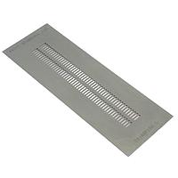 Chip Quik DR100P100-S ສະເຕນຊິວສອງແຖວ 1mm Pitch 100-Pin Connector Stencil