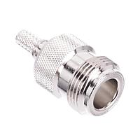 Amphenol Times Microwave Systems SC-100-NF ຕົວເຊື່ອມ N-Female (jack) crimp connector, solder pin