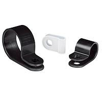 HellermannTyton 211-00263 ຂາຍສຳລັບການຍຶດສາຍ P-Clamp, ກວ້າງ 0.39", ສູງສຸດຂອງກອງສາຍ 0.20'', ລະດັບຮູບປະຕູຍຶດ 0.17'', PA66, ສີທຳມະຊາດ, 100/ຊຸດ